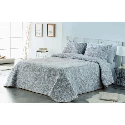 VIALMAN Cobre-leito leve - Estampa paisley - 150x190 cm - Funda de edredão VIALMAN Cobre-leito leve - Estampa paisley - 150x190 cm - Funda de edredão