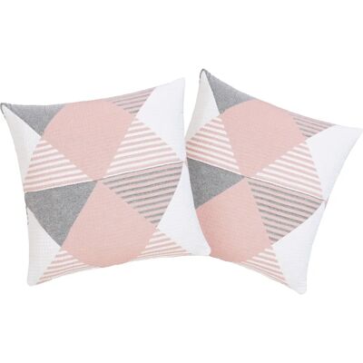 HOME AFFAIRE Maris Baumwolle & Polyester Kissenhülle - 50x50cm - Quadratisches Design HOME AFFAIRE Maris Baumwolle & Polyester Kissenhülle - 50x50cm - Quadratisches Design