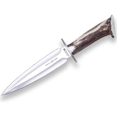 JOKER - CN108 - Corne de cerf - Lame satinée 22 cm - Knife - Publicité JOKER - CN108 - Corne de cerf - Lame satinée 22 cm - Knife - Publicité