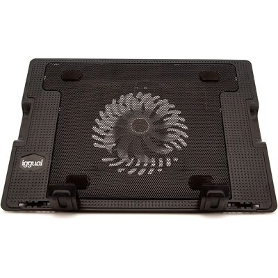 iggual RP1V17 Laptopstandaard - Koelventilator 17" iggual RP1V17 Laptopstandaard - Koelventilator 17"