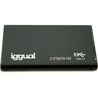 iggual IGG317006 Gehäuse für Speicherlaufwerk - Schwarz - 2,5" SSD/HDD iggual IGG317006 Gehäuse für Speicherlaufwerk - Schwarz - 2,5" SSD/HDD