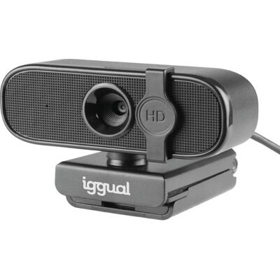 Webcam iggual IGG317167 - 1080p Full HD - 30 fps - Czarny Webcam iggual IGG317167 - 1080p Full HD - 30 fps - Czarny