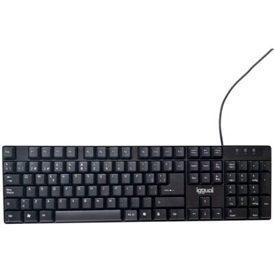 iggual IGG317501 Teclado - Negro - USB Estándar QWERTY iggual IGG317501 Teclado - Negro - USB Estándar QWERTY