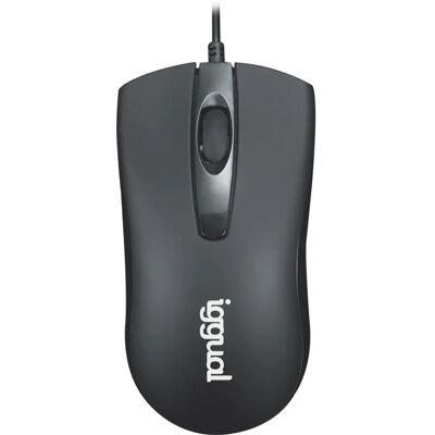 iggual IGG317648 Souris - Ambidextre USB 1200 DPI - Publicité iggual IGG317648 Souris - Ambidextre USB 1200 DPI - Publicité