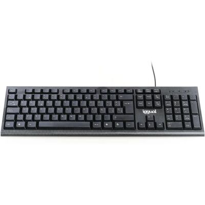 iggual CK-BUSINESS-105T Teclado Office USB Negro iggual CK-BUSINESS-105T Teclado Office USB Negro