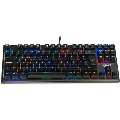 iggual IGG317952 Clavier - RGB Mécanique USB QWERTY Espagnol - Noir iggual IGG317952 Clavier - RGB Mécanique USB QWERTY Espagnol - Noir
