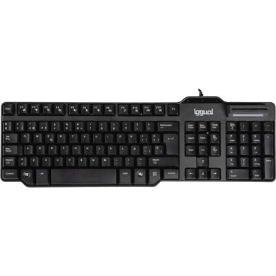 iggual IGG319000 Teclado Compacto - Oficina USB QWERTY iggual IGG319000 Teclado Compacto - Oficina USB QWERTY