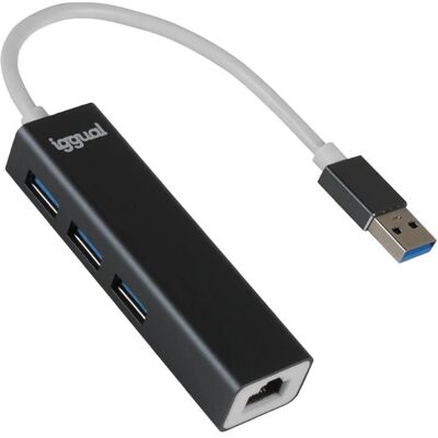 iggual IGG319260 Dock para portátil - USB 3.2, 4 Puertos, Negro iggual IGG319260 Dock para portátil - USB 3.2, 4 Puertos, Negro