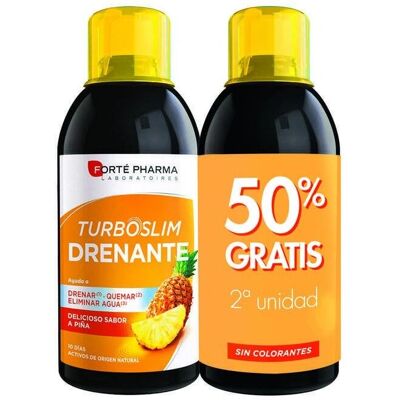 Forté Pharma Slim Draining Duo - Pineapple - Weight Support Forté Pharma Slim Draining Duo - Pineapple - Weight Support