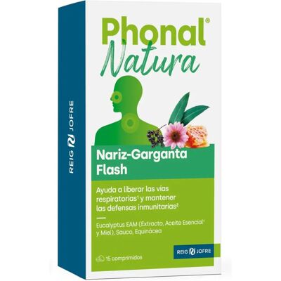 Reig Jofre Phonal Natura Sambuco Apoyo de Garganta - Complemento Alimenticio Reig Jofre Phonal Natura Sambuco Apoyo de Garganta - Complemento Alimenticio