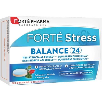 Forté Pharma Forte Stress Balance 24H - Manejo del estrés - Ingredientes naturales Forté Pharma Forte Stress Balance 24H - Manejo del estrés - Ingredientes naturales