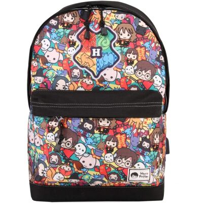 Harry Potter Backpack - 31x44x14 cm - Multicolor - Official Harry Potter Backpack - 31x44x14 cm - Multicolor - Official