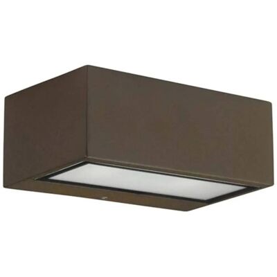 LEDS-C4 Nemesis Aluminium Outdoor Wall Light - E27, Brown LEDS-C4 Nemesis Aluminium Outdoor Wall Light - E27, Brown