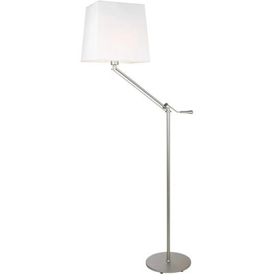 LAMPADA LEDS C4 - Niquel satiné - E27 - 100W - Lampe sur pied - Publicité LAMPADA LEDS C4 - Niquel satiné - E27 - 100W - Lampe sur pied - Publicité