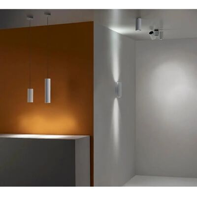 Leds-C4 Pipe - Modern Ceiling Pendant, Black & Gold - 30cm Leds-C4 Pipe - Modern Ceiling Pendant, Black & Gold - 30cm