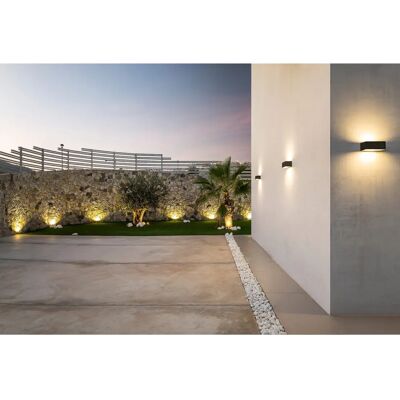 Leds-C4 Lampada da Parete - R7S 100W Alluminio - Luce Esterna Elegante Leds-C4 Lampada da Parete - R7S 100W Alluminio - Luce Esterna Elegante