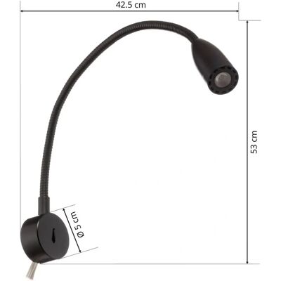 Leds-C4 Bed LED Wall Reading Light - Wall Reading Light Leds-C4 Bed LED Wall Reading Light - Wall Reading Light