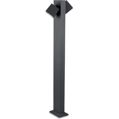 Leds-C4 Cubus Luz de Farola Exterior - IP65, Gris, 22W Leds-C4 Cubus Luz de Farola Exterior - IP65, Gris, 22W