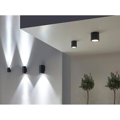 Leds-C4 Cosmos Lámpara de Pared - LED Exterior Gris Urbano IP55 Leds-C4 Cosmos Lámpara de Pared - LED Exterior Gris Urbano IP55