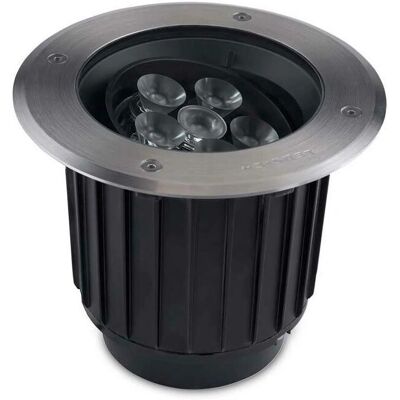 LEDS-C4 Gea Outdoor Ground Uplight - Stainless Steel - 18.5cm - 1777lm - 61deg - IP67 LEDS-C4 Gea Outdoor Ground Uplight - Stainless Steel - 18.5cm - 1777lm - 61deg - IP67