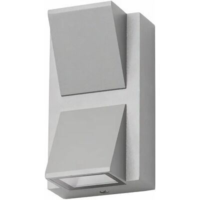 Netlighting Loyd Applique LED - Alto Basso Grigio IP54 Netlighting Loyd Applique LED - Alto Basso Grigio IP54