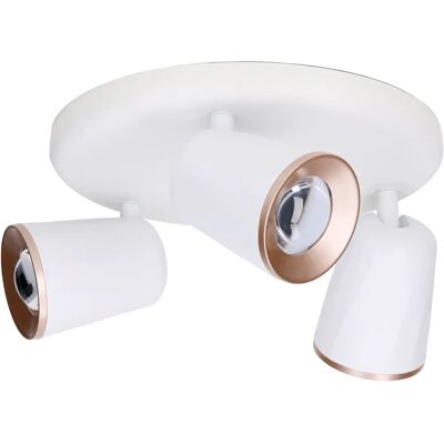 Projecteur triple LED Forlight Adri - Usage intérieur - 2430lm - 3000K - Publicité Projecteur triple LED Forlight Adri - Usage intérieur - 2430lm - 3000K - Publicité