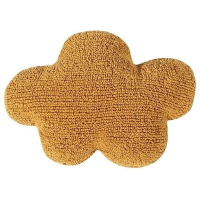 Coussin Cloud moutarde Lorena canals fait main en coton - Publicité Coussin Cloud moutarde Lorena canals fait main en coton - Publicité
