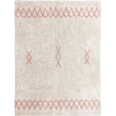 Alfombra de algodón Vintage Nude Atlas Natural - 120x160 cm Lorena Canals Alfombra de algodón Vintage Nude Atlas Natural - 120x160 cm Lorena Canals