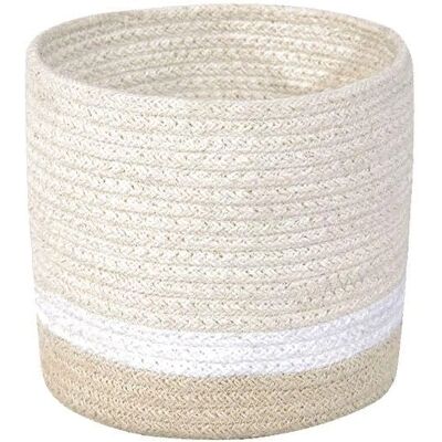 Panier de rangement en coton ivoire Lorena Canals - Rangement bébé Panier de rangement en coton ivoire Lorena Canals - Rangement bébé