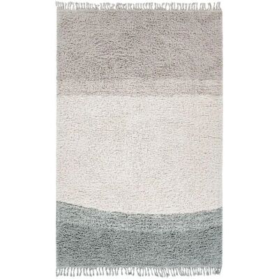 Tapis en laine Lorena Canals - Bleu - 140x200 cm - Tapis - Publicité Tapis en laine Lorena Canals - Bleu - 140x200 cm - Tapis - Publicité