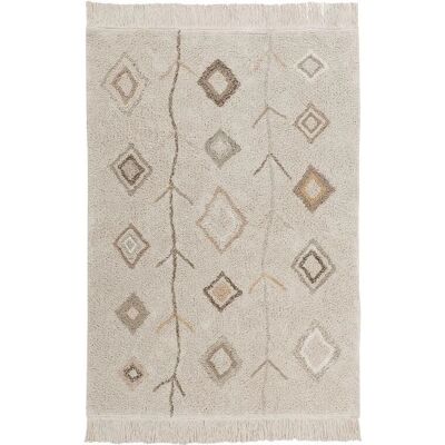 Lorena Canals Kaarol Earth Beige Cotton Rug - 140x200cm Lorena Canals Kaarol Earth Beige Cotton Rug - 140x200cm