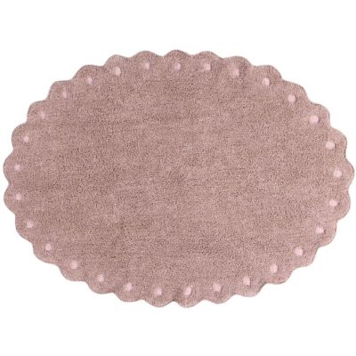 Lorena Canals Tapis coton Pinecone nude - 130x180cm - Publicité Lorena Canals Tapis coton Pinecone nude - 130x180cm - Publicité