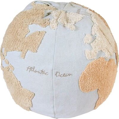 Pouf Carte du Monde en Coton Lorena Canals - Siège Éducatif Enfant - Publicité Pouf Carte du Monde en Coton Lorena Canals - Siège Éducatif Enfant - Publicité