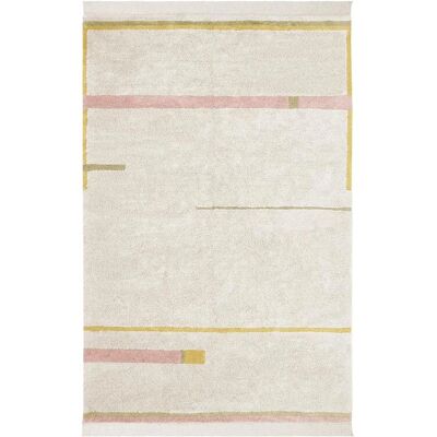 Tapis lavable en coton beige Lorena Canals - 140x200cm - Sécurisé pour enfants & éco - Publicité Tapis lavable en coton beige Lorena Canals - 140x200cm - Sécurisé pour enfants & éco - Publicité