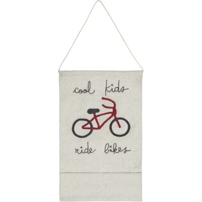 Lorena Canals Barne sykkel veggdekorasjon - Beige - 45x70 cm Lorena Canals Barne sykkel veggdekorasjon - Beige - 45x70 cm