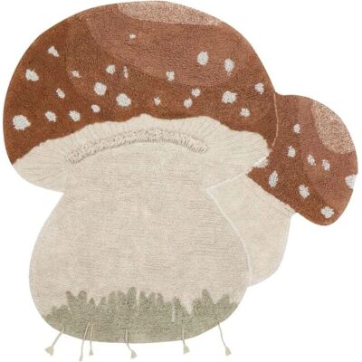 Lorena Canals - Sopp Visketeppe - 120x120cm - Bomulls teppe Lorena Canals - Sopp Visketeppe - 120x120cm - Bomulls teppe