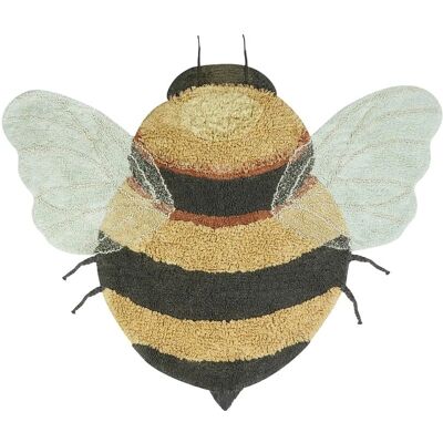 Lorena Canals Tapis lavable en coton Bee - Planet Bee - Bee - 115x150cm Lorena Canals Tapis lavable en coton Bee - Planet Bee - Bee - 115x150cm