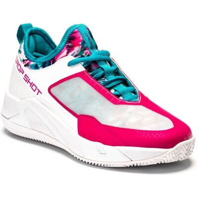 Drop Shot Yvis Blanco Verde Padel Shoes - Padel Shoes Drop Shot Yvis Blanco Verde Padel Shoes - Padel Shoes