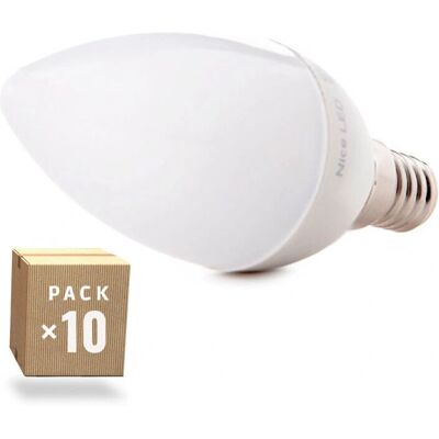 GREENICE - 10 LED Lampen Candela E14 5W 410Lm - LED Birne GREENICE - 10 LED Lampen Candela E14 5W 410Lm - LED Birne