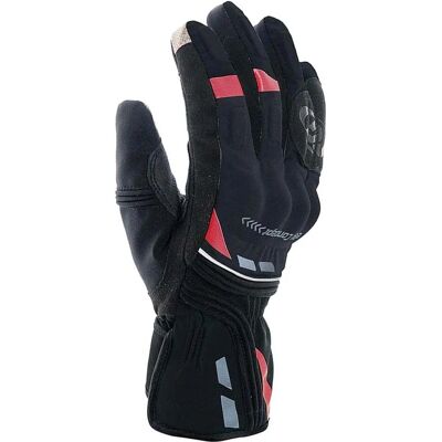 GARIBALDI - Guantes de moto Primaloft Nero / Rosso - Safety GARIBALDI - Guantes de moto Primaloft Nero / Rosso - Safety