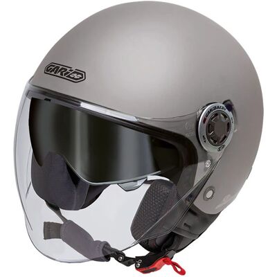Casco Garibaldi G20 - Platinum Mate, Visor UV, Cierre Rápido Casco Garibaldi G20 - Platinum Mate, Visor UV, Cierre Rápido
