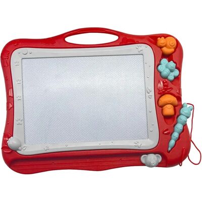 Eurekakids Tableau Magnétique Rouge - Portable Créatif - Publicité Eurekakids Tableau Magnétique Rouge - Portable Créatif - Publicité