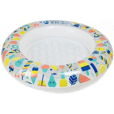 Eurekakids Piscina Gonfiabile per Bambini con Ombrellone - Ciao Estate - Piscina per Bambini Eurekakids Piscina Gonfiabile per Bambini con Ombrellone - Ciao Estate - Piscina per Bambini