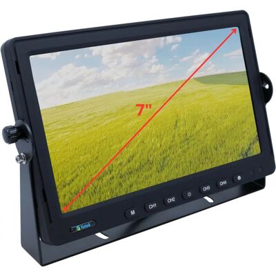 Monitor de Visión Trasera YATEK - 10.1 Pulgadas, AHD 1080P, DVR, 4 Cámaras Monitor de Visión Trasera YATEK - 10.1 Pulgadas, AHD 1080P, DVR, 4 Cámaras