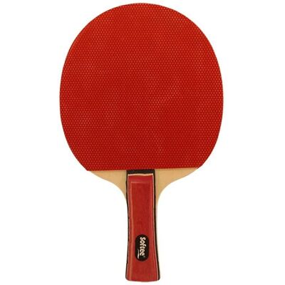 Softee P030 Tafeltennisracket - Basis, 3 Laags, Rood Softee P030 Tafeltennisracket - Basis, 3 Laags, Rood