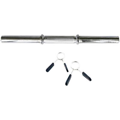 Softee Dumbbell Bar 45cm - Fitness Halterstang met Veerbevestigingen Softee Dumbbell Bar 45cm - Fitness Halterstang met Veerbevestigingen