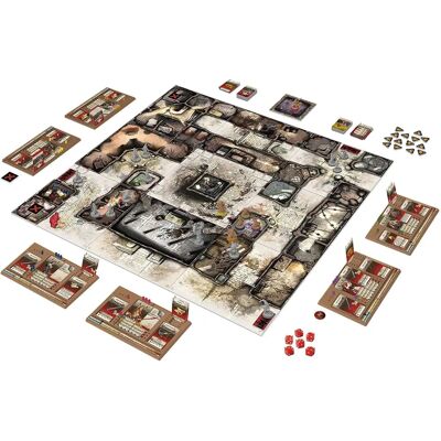 Asmodee Zombicide Black Plague - Jeu de société coopératif - Publicité Asmodee Zombicide Black Plague - Jeu de société coopératif - Publicité