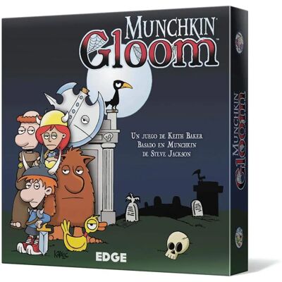 Asmodee Munchkin Gloom - Juego de mesa en español - 14+ Asmodee Munchkin Gloom - Juego de mesa en español - 14+