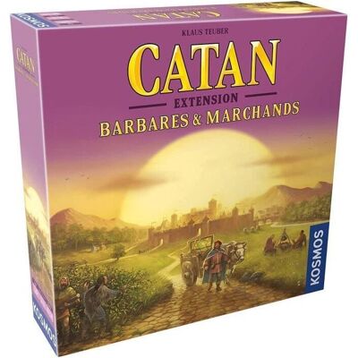 Extension Asmodee Catan - Barbares & Commerçants - Jeu de Société - Publicité Extension Asmodee Catan - Barbares & Commerçants - Jeu de Société - Publicité