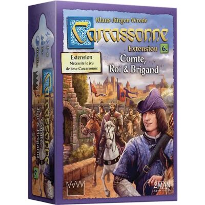 Extension Carcassonne : Comte, Roi & Brigand - Jeu de société - Publicité Extension Carcassonne : Comte, Roi & Brigand - Jeu de société - Publicité